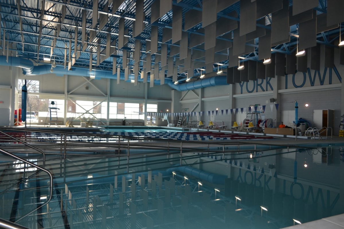 Yorktown high school main line commercial pools